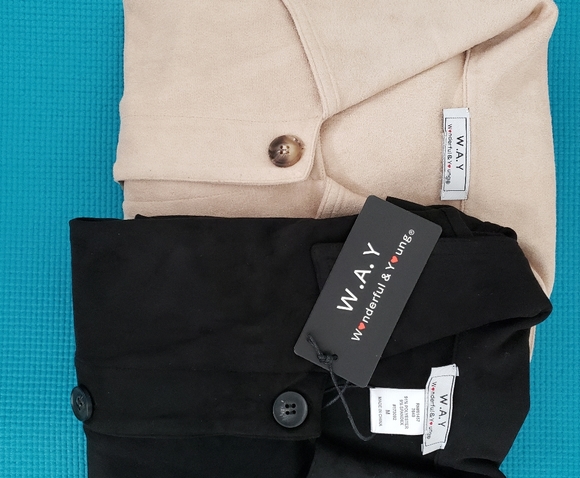 Faux Suede Jacket - Picture 2 of 14